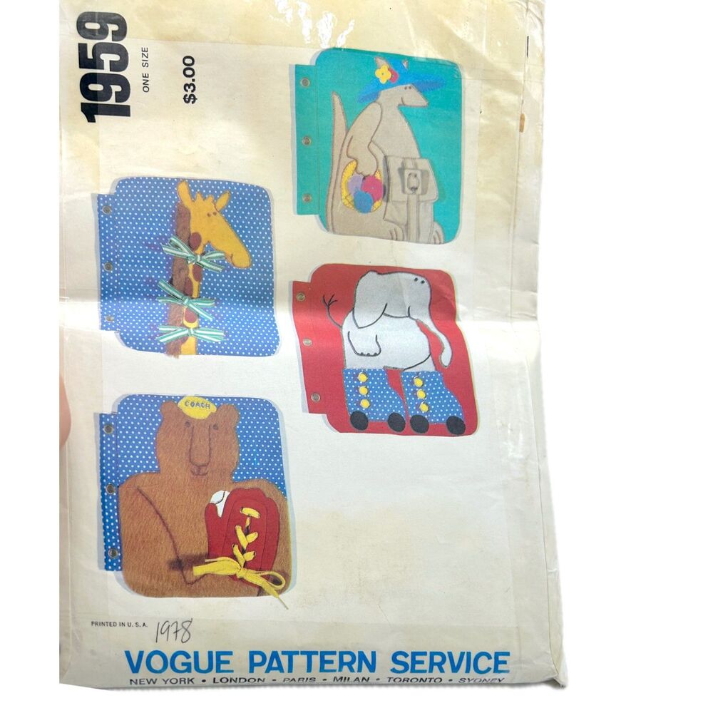 1970's Kids Accessory Pattern Bundle - Picture 5 of 7